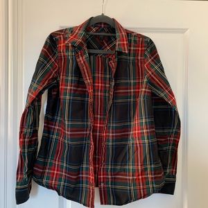 J Crew Perfect shirt in Stewart Plaid